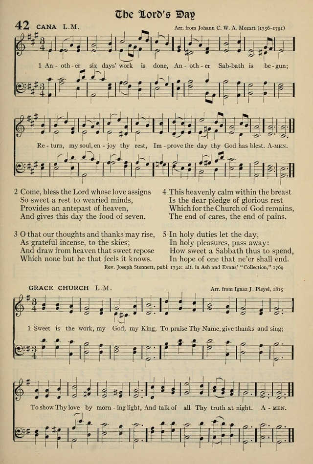 The Hymnal: published in 1895 and revised in 1911 by authority of the General Assembly of the Presbyterian Church in the United States of America page 35