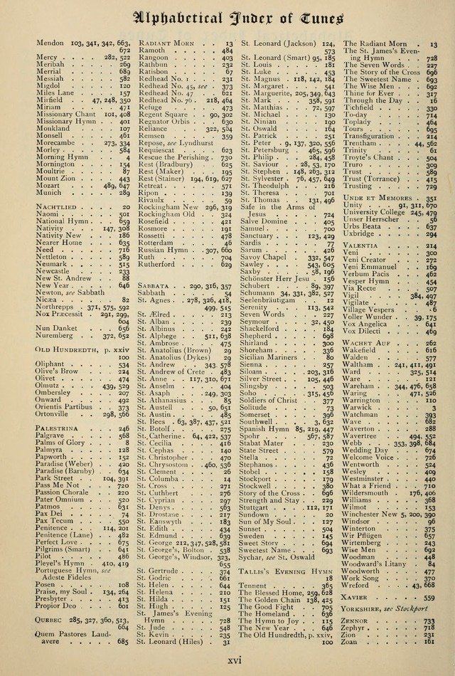 The Hymnal: published in 1895 and revised in 1911 by authority of the General Assembly of the Presbyterian Church in the United States of America page xxii