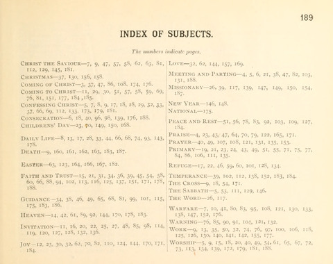 Highest Praise: for Sabbath Schools page 189