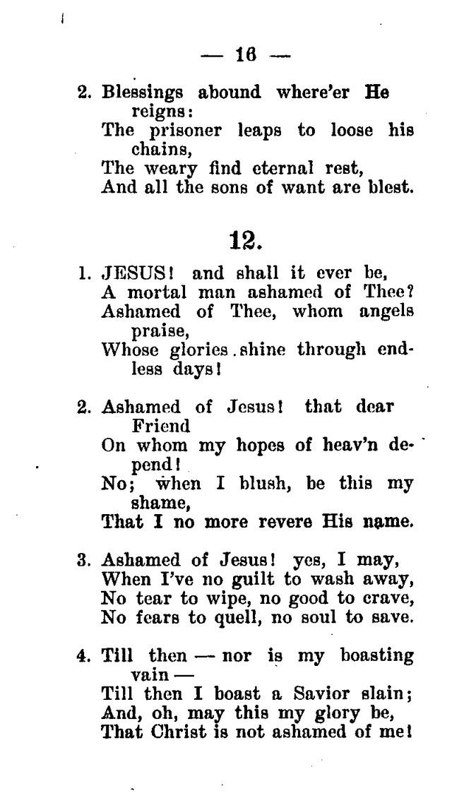 Hymnal and Prayer Book: compiled by the Lutheran Church Board for Army and  Navy of the Ev. Lutheran Synod of Missouri, Ohio, and other states, and of the joint Ev. Lutheran Synod of...(3rd. ed.) page 10