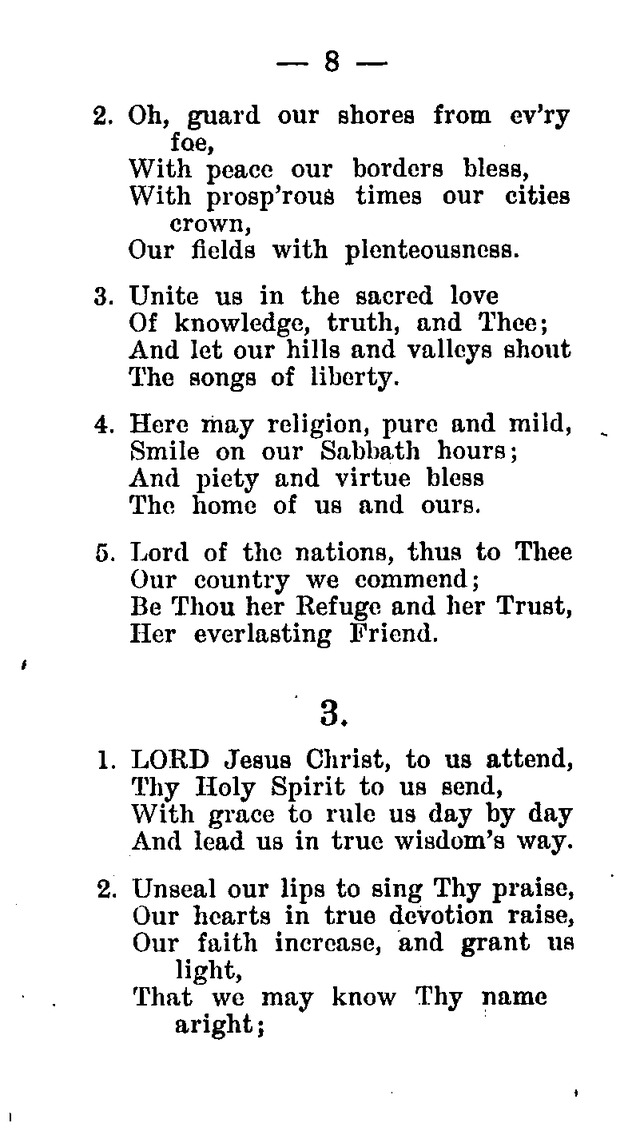 Hymnal and Prayer Book: compiled by the Lutheran Church Board for Army and  Navy of the Ev. Lutheran Synod of Missouri, Ohio, and other states, and of the joint Ev. Lutheran Synod of...(3rd. ed.) page 2