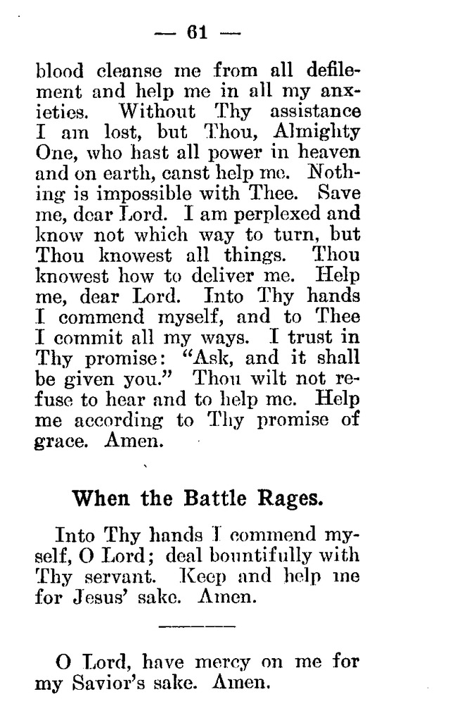 Hymnal and Prayer Book: compiled by the Lutheran Church Board for Army and  Navy of the Ev. Lutheran Synod of Missouri, Ohio, and other states, and of the joint Ev. Lutheran Synod of...(3rd. ed.) page 55