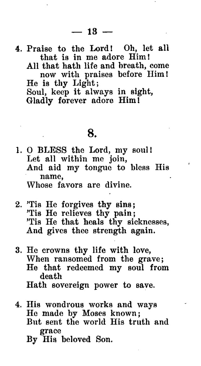 Hymnal and Prayer Book: compiled by the Lutheran Church Board for Army and  Navy of the Ev. Lutheran Synod of Missouri, Ohio, and other states, and of the joint Ev. Lutheran Synod of...(3rd. ed.) page 7