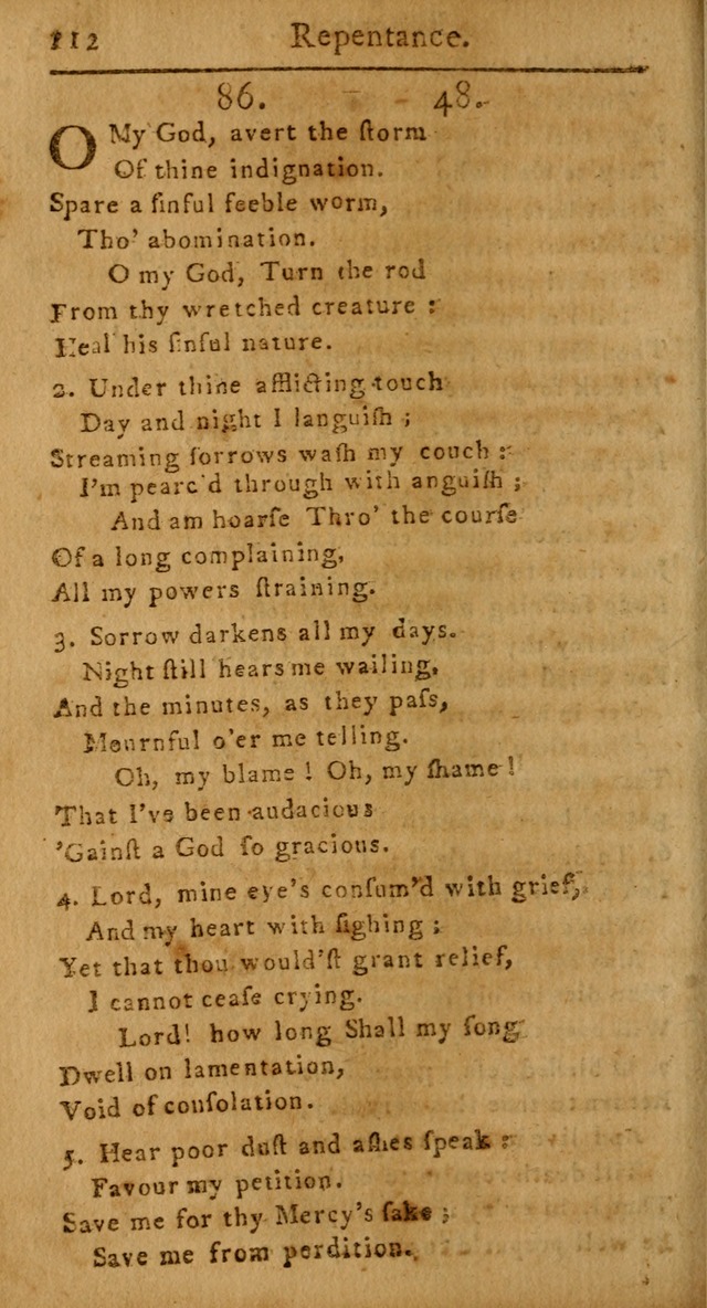 A Hymn and Prayer-Book: for the use of such Lutheran churches as Use the English language page 112