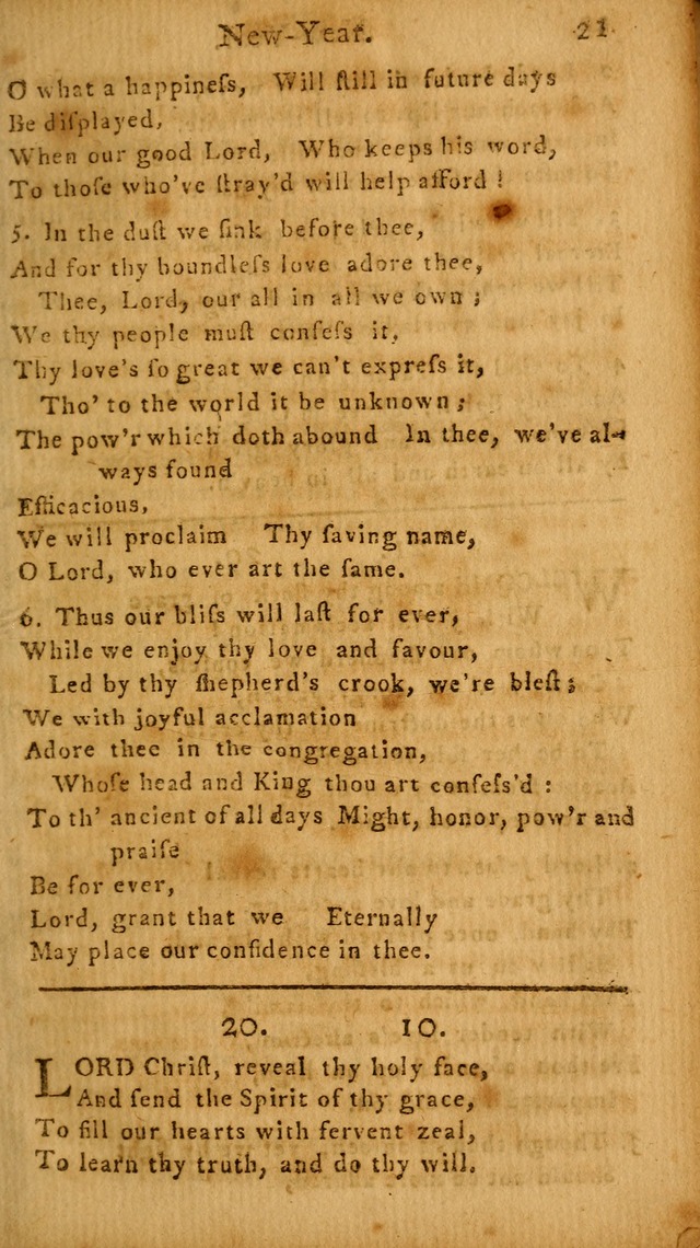 A Hymn and Prayer-Book: for the use of such Lutheran churches as Use the English language page 21