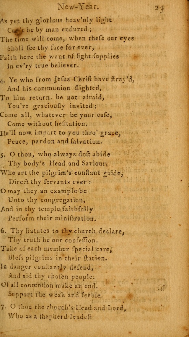 A Hymn and Prayer-Book: for the use of such Lutheran churches as Use the English language page 23