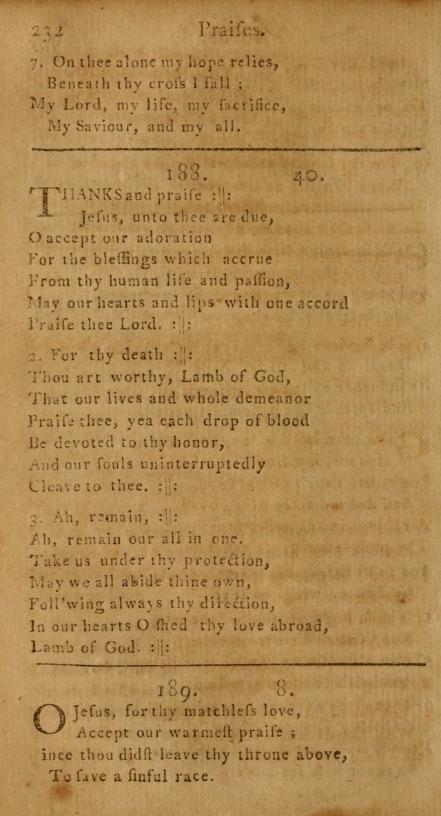 A Hymn and Prayer-Book: for the use of such Lutheran churches as Use the English language page 232