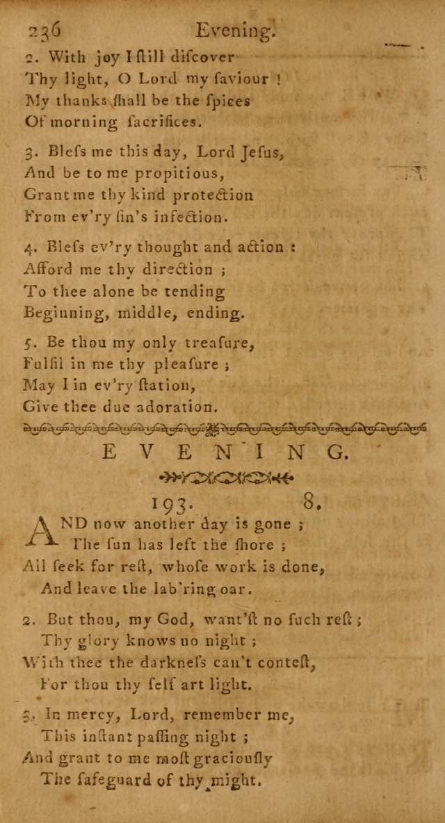 A Hymn and Prayer-Book: for the use of such Lutheran churches as Use the English language page 236