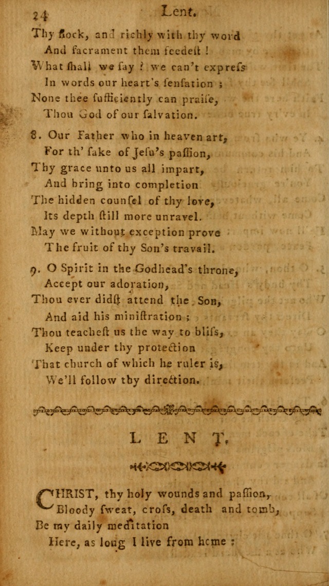 A Hymn and Prayer-Book: for the use of such Lutheran churches as Use the English language page 24