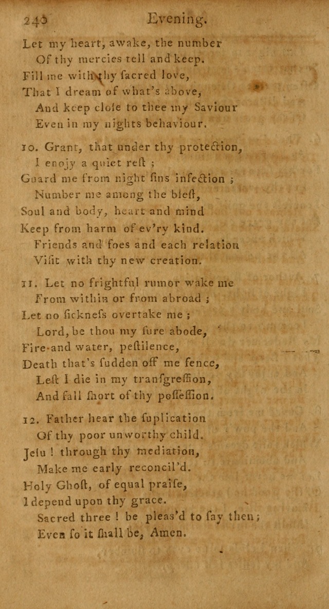 A Hymn and Prayer-Book: for the use of such Lutheran churches as Use the English language page 240