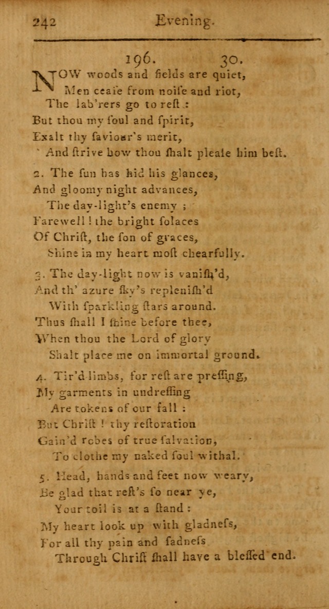 A Hymn and Prayer-Book: for the use of such Lutheran churches as Use the English language page 242