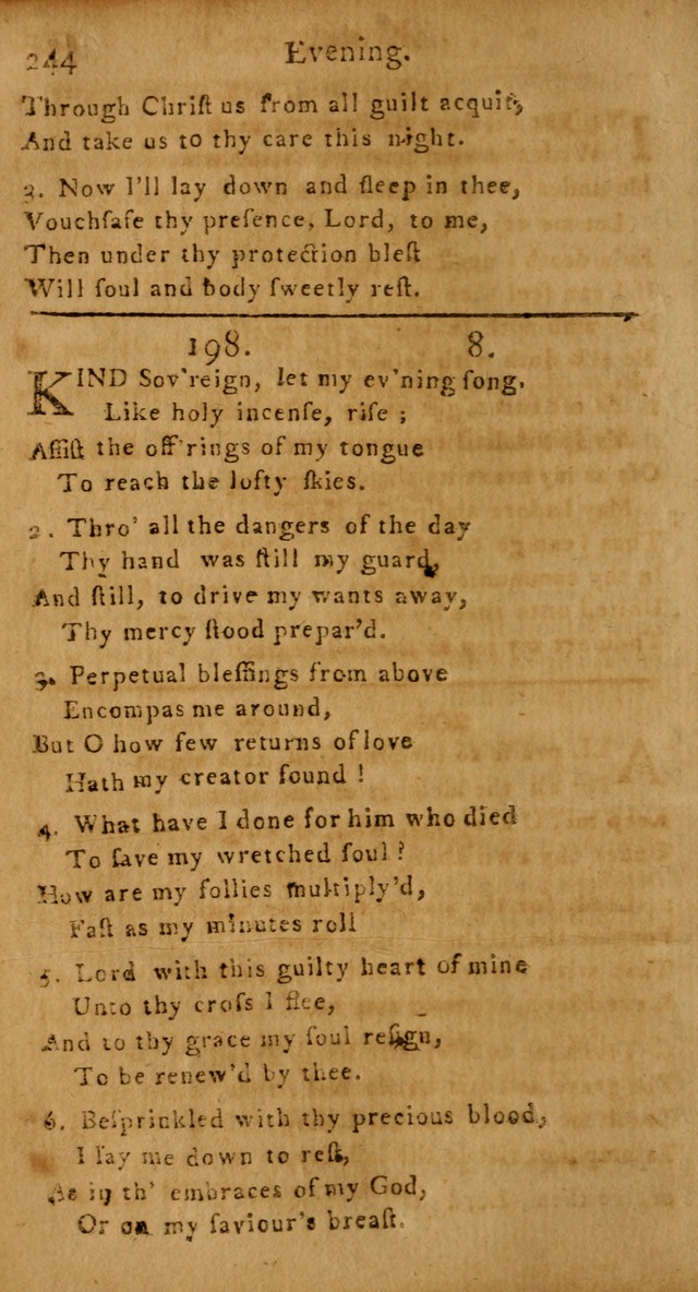 A Hymn and Prayer-Book: for the use of such Lutheran churches as Use the English language page 244