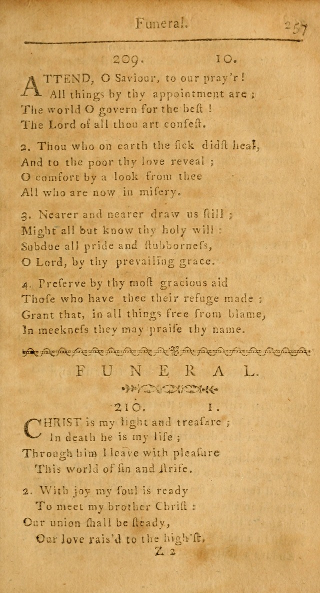 A Hymn and Prayer-Book: for the use of such Lutheran churches as Use the English language page 257