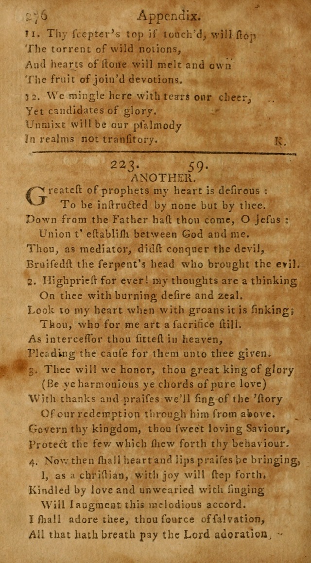 A Hymn and Prayer-Book: for the use of such Lutheran churches as Use the English language page 276