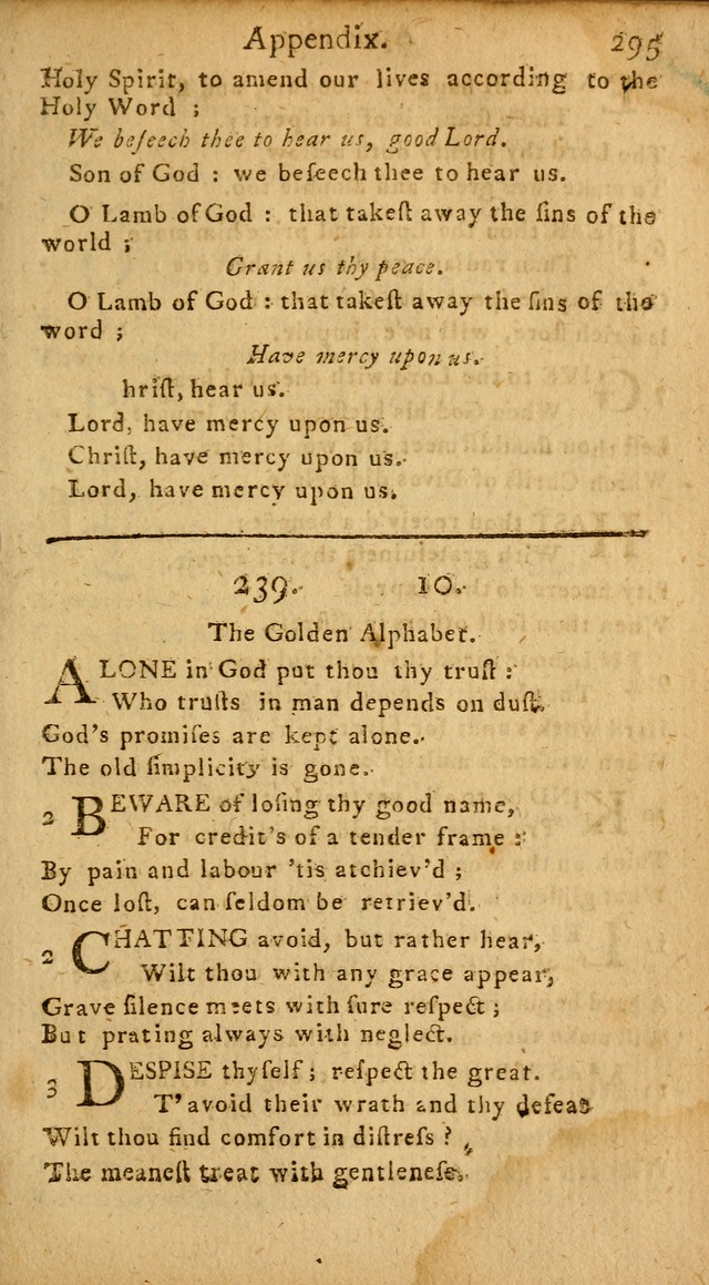 A Hymn and Prayer-Book: for the use of such Lutheran churches as Use the English language page 295