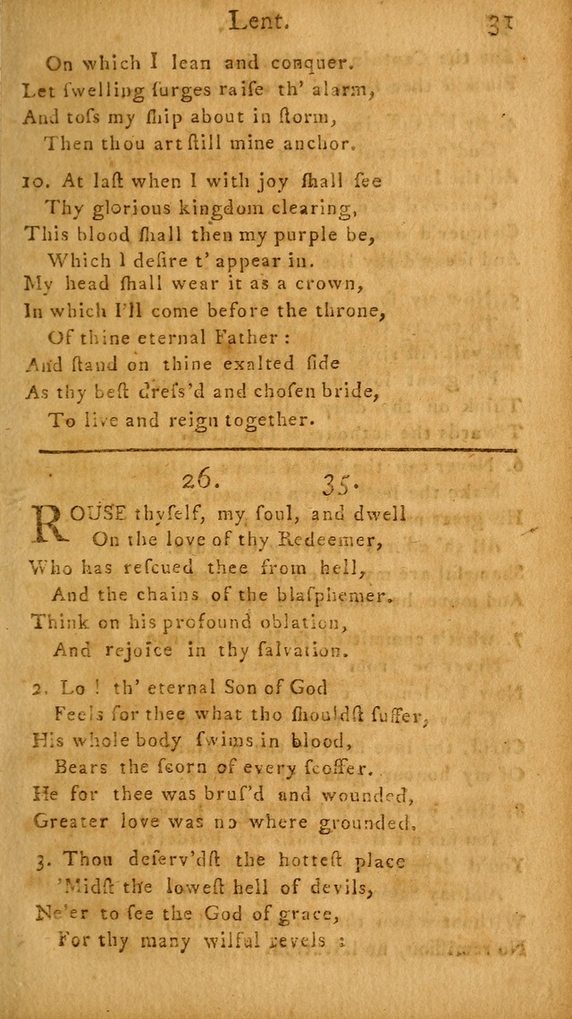 A Hymn and Prayer-Book: for the use of such Lutheran churches as Use the English language page 31