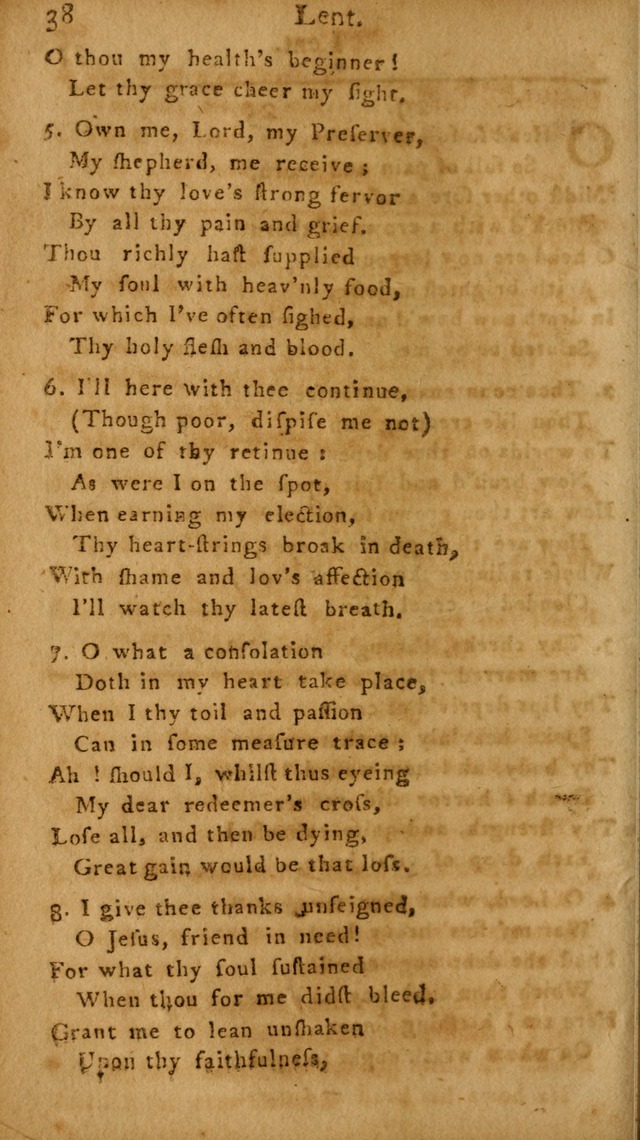 A Hymn and Prayer-Book: for the use of such Lutheran churches as Use the English language page 38