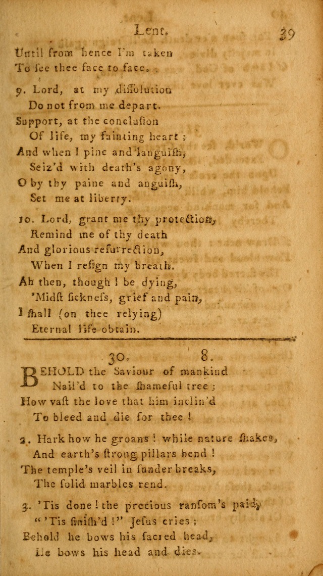 A Hymn and Prayer-Book: for the use of such Lutheran churches as Use the English language page 39