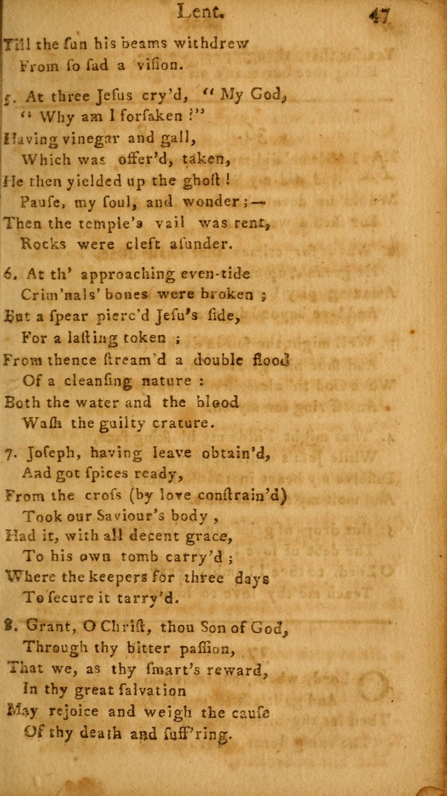 A Hymn and Prayer-Book: for the use of such Lutheran churches as Use the English language page 47