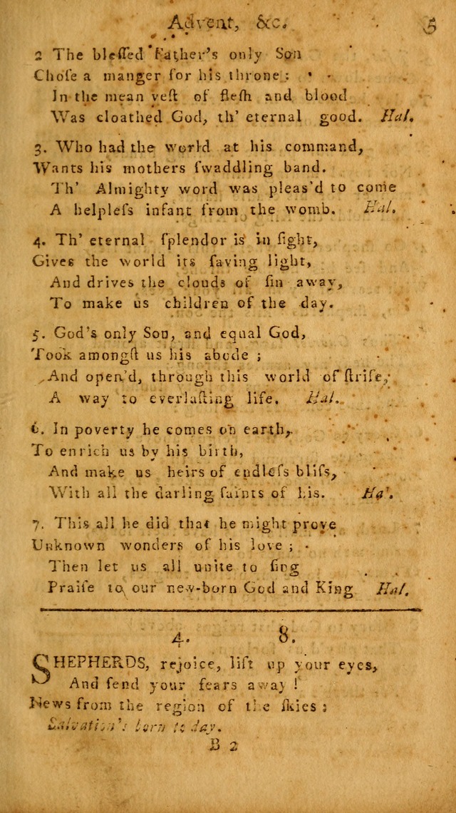 A Hymn and Prayer-Book: for the use of such Lutheran churches as Use the English language page 5