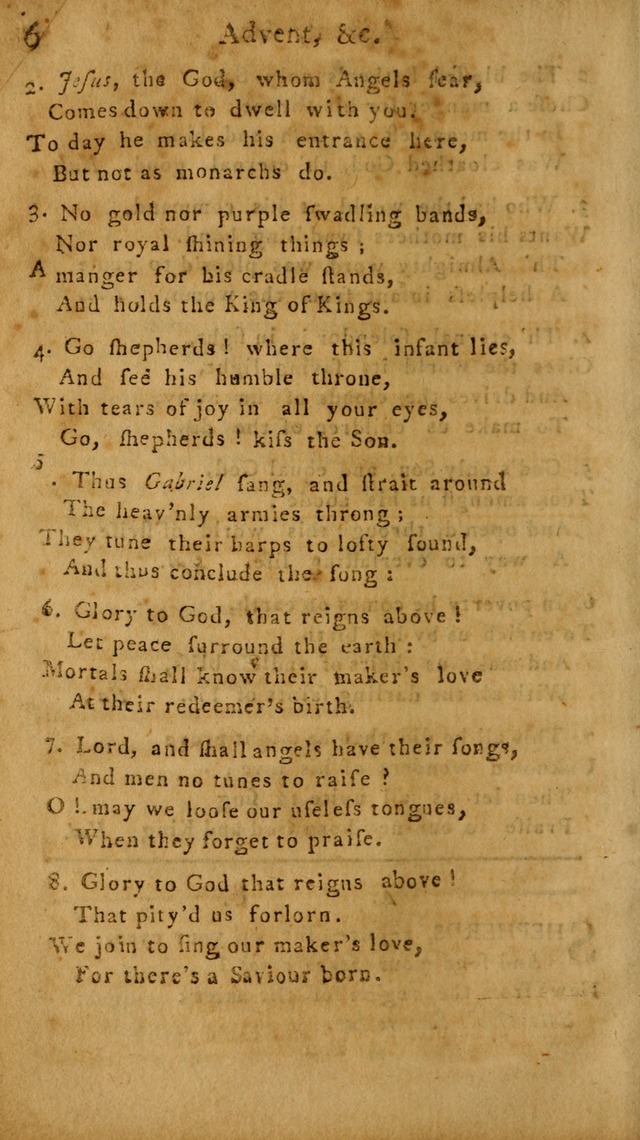 A Hymn and Prayer-Book: for the use of such Lutheran churches as Use the English language page 6