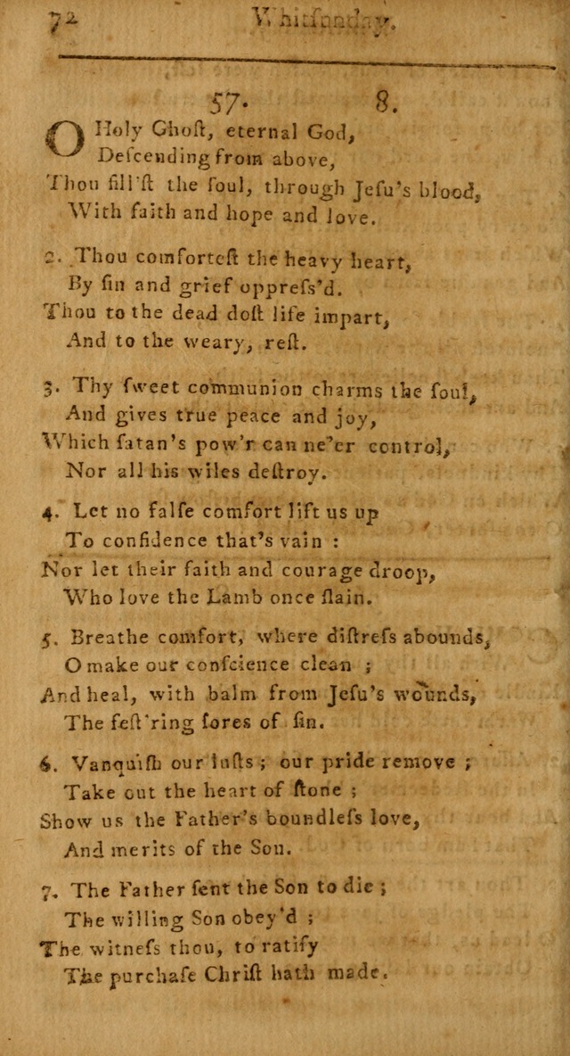 A Hymn and Prayer-Book: for the use of such Lutheran churches as Use the English language page 72