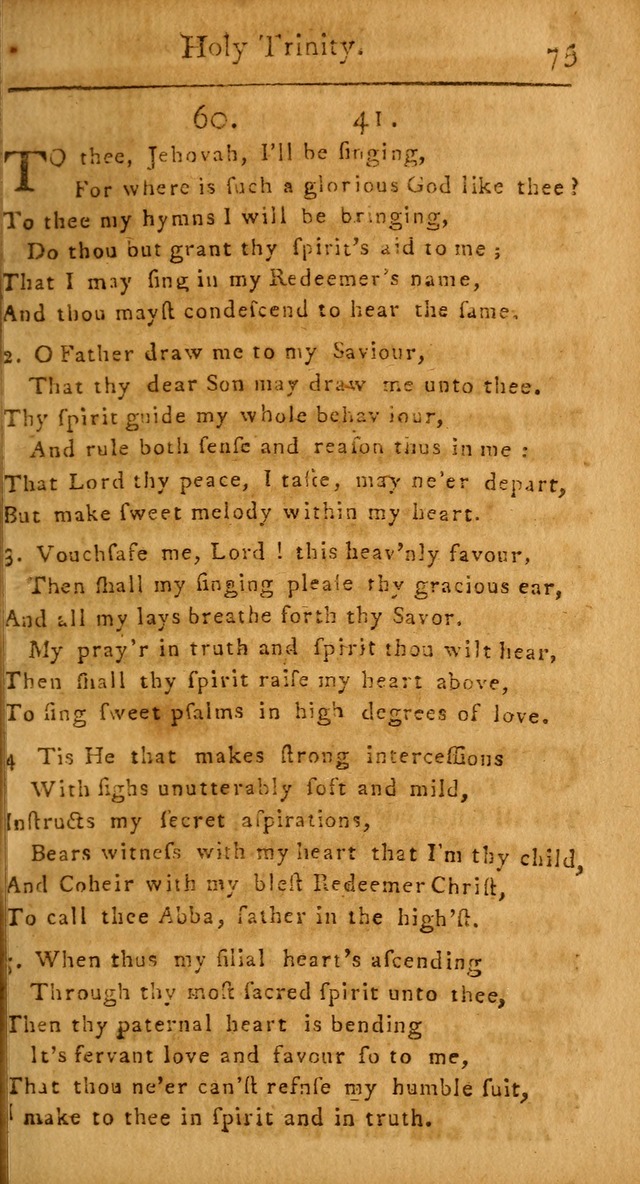 A Hymn and Prayer-Book: for the use of such Lutheran churches as Use the English language page 75