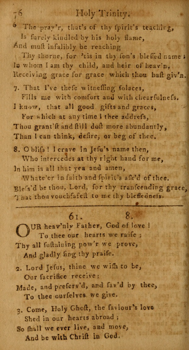 A Hymn and Prayer-Book: for the use of such Lutheran churches as Use the English language page 76