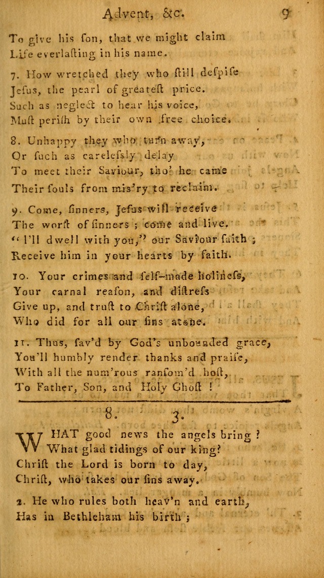 A Hymn and Prayer-Book: for the use of such Lutheran churches as Use the English language page 9