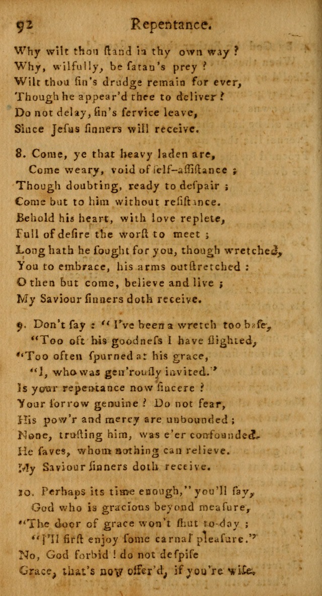 A Hymn and Prayer-Book: for the use of such Lutheran churches as Use the English language page 92