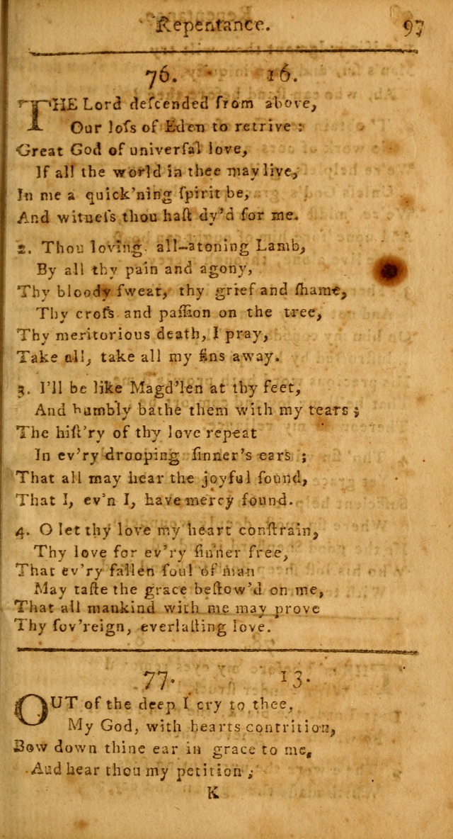 A Hymn and Prayer-Book: for the use of such Lutheran churches as Use the English language page 97