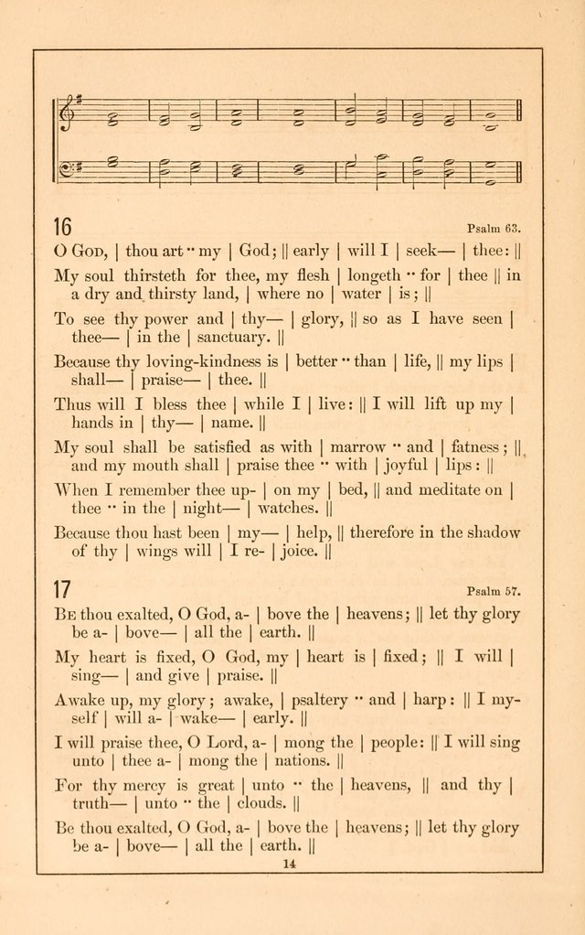 Hymnal of the Presbyterian Church page 12