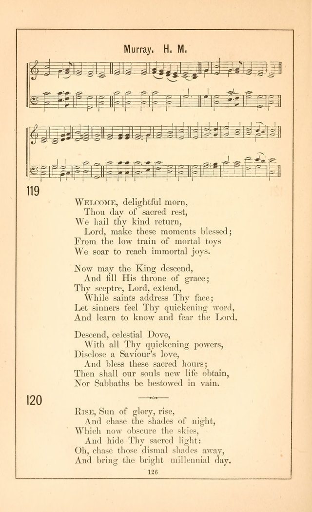 Hymnal of the Presbyterian Church page 124