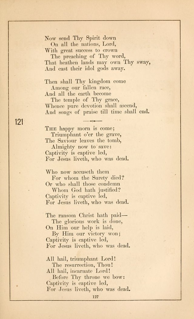 Hymnal of the Presbyterian Church page 125