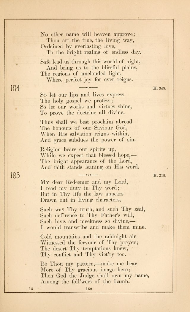 Hymnal of the Presbyterian Church page 167