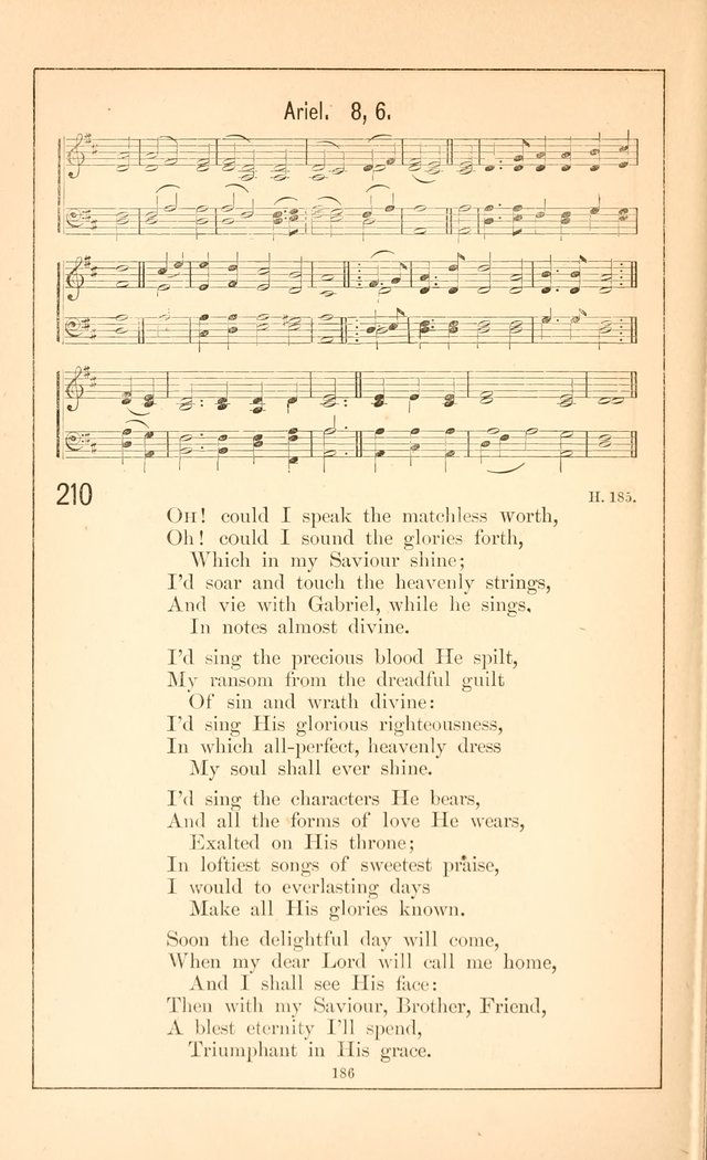 Hymnal of the Presbyterian Church page 184