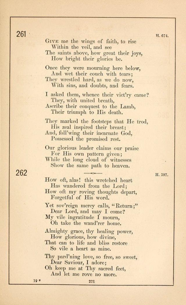 Hymnal of the Presbyterian Church page 219