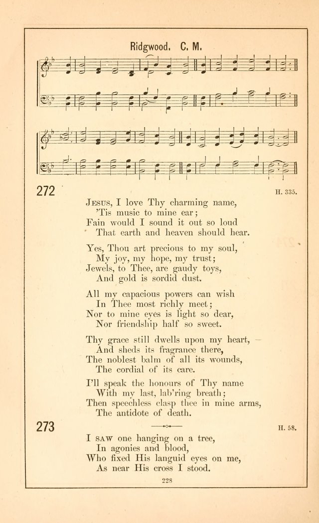 Hymnal of the Presbyterian Church page 226