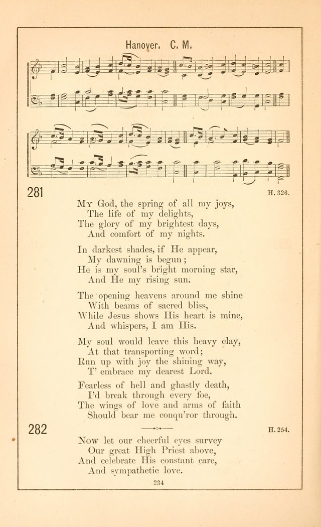 Hymnal of the Presbyterian Church page 232