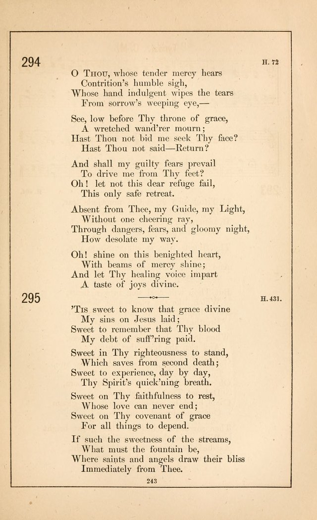 Hymnal of the Presbyterian Church page 241