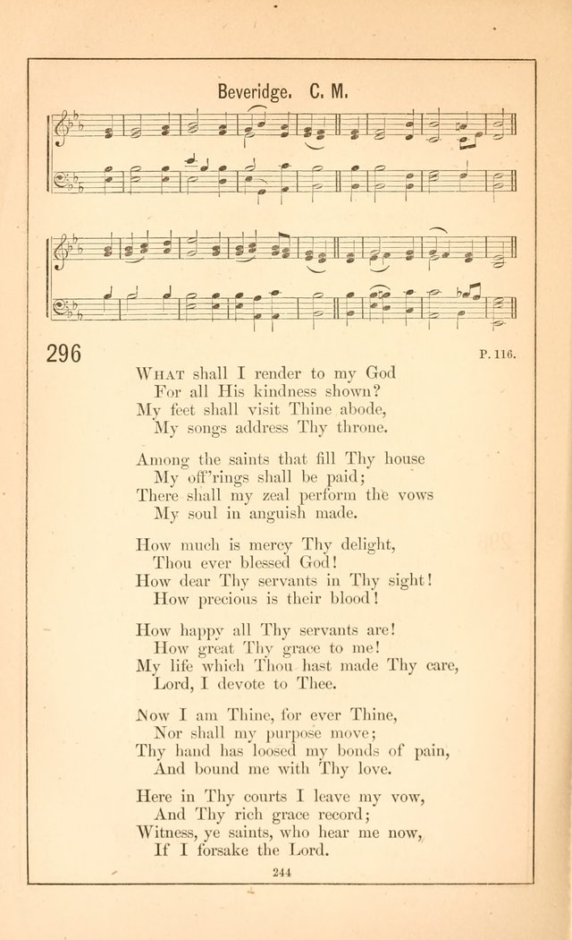 Hymnal of the Presbyterian Church page 242