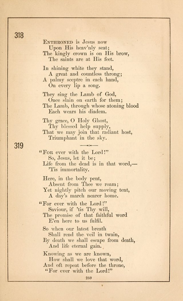 Hymnal of the Presbyterian Church page 257