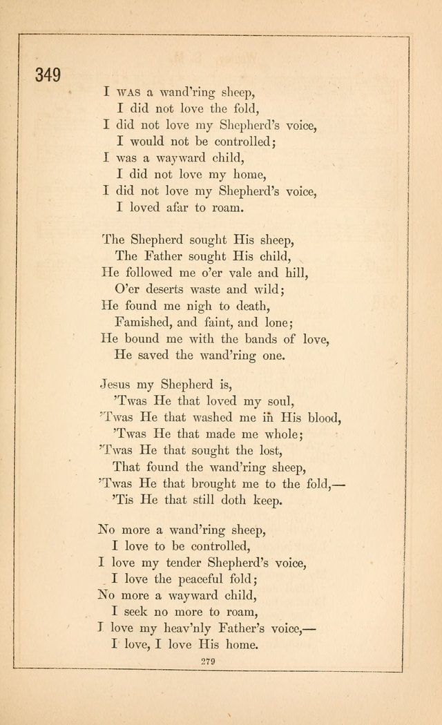 Hymnal of the Presbyterian Church page 277