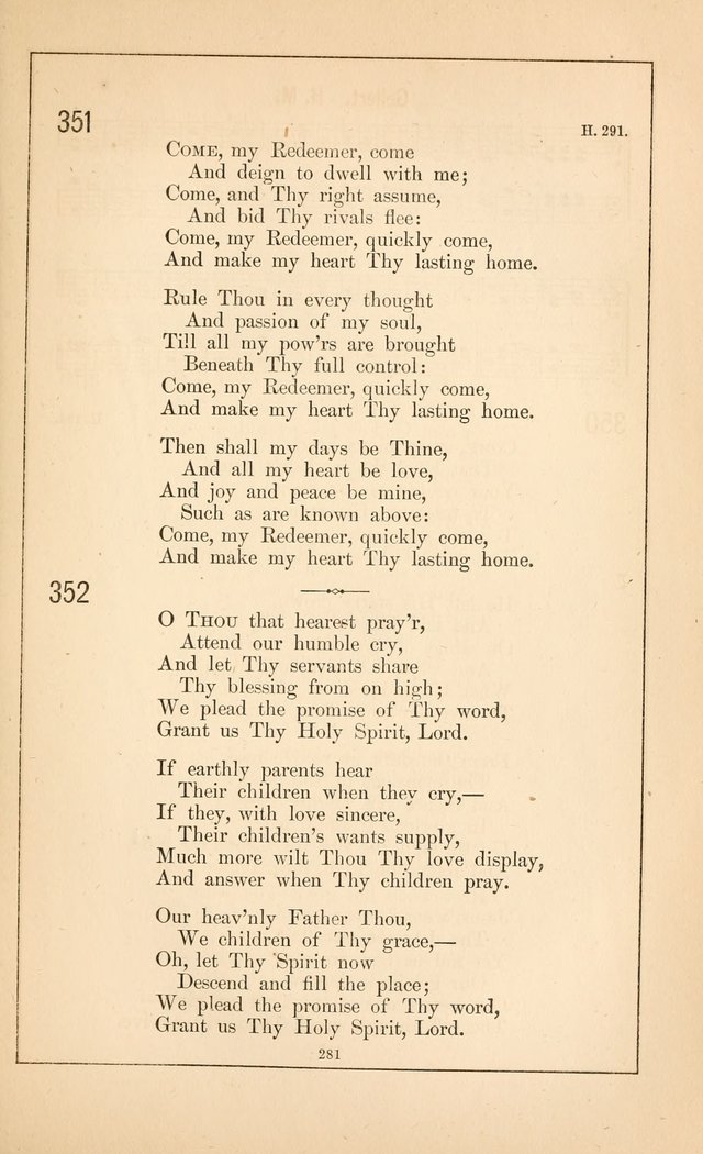 Hymnal of the Presbyterian Church page 279