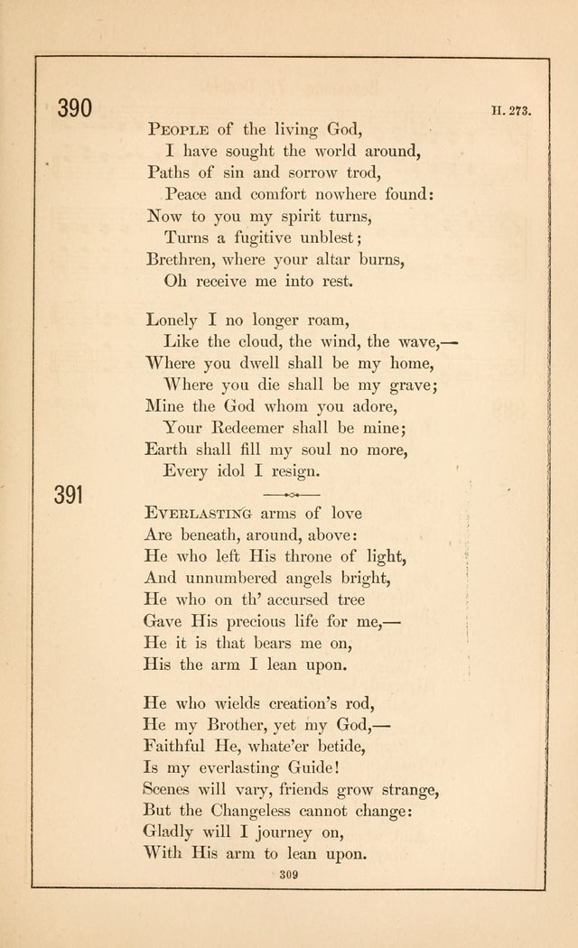 Hymnal of the Presbyterian Church page 307