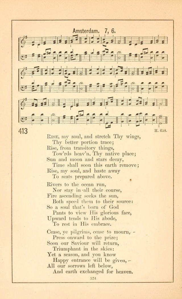 Hymnal of the Presbyterian Church page 322