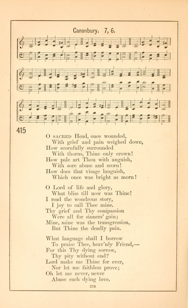 Hymnal of the Presbyterian Church page 324