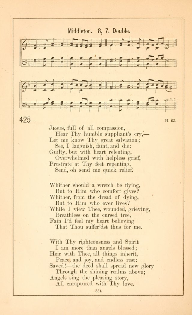 Hymnal of the Presbyterian Church page 332