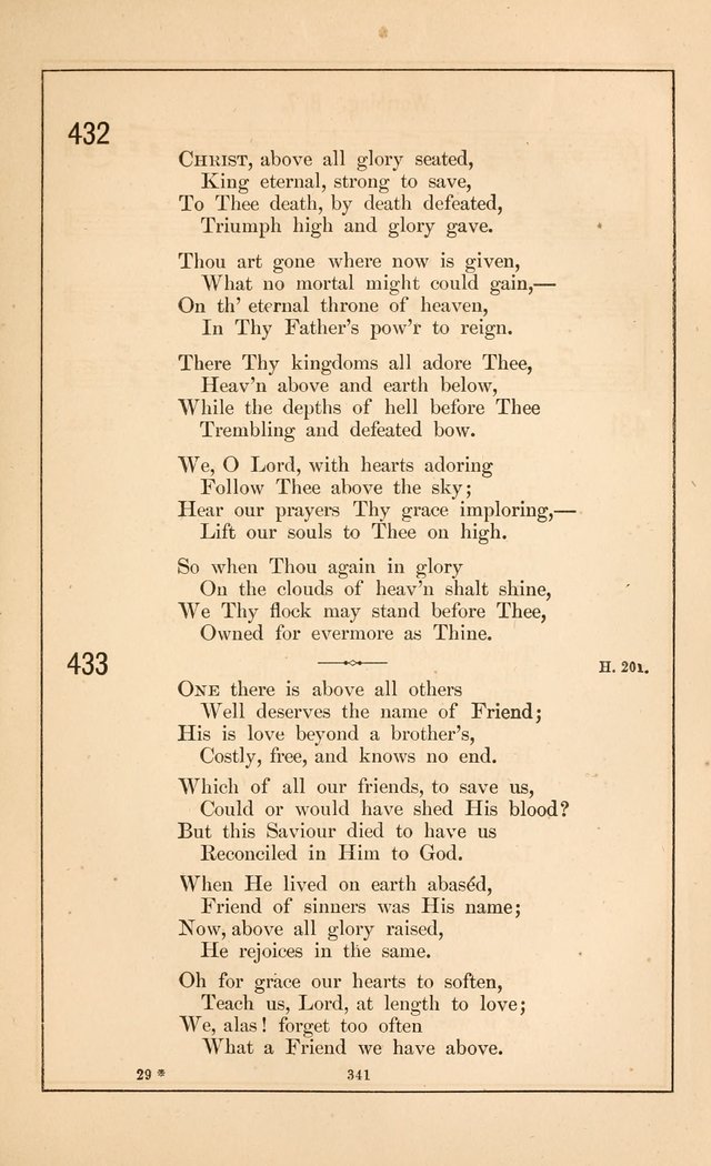 Hymnal of the Presbyterian Church page 339