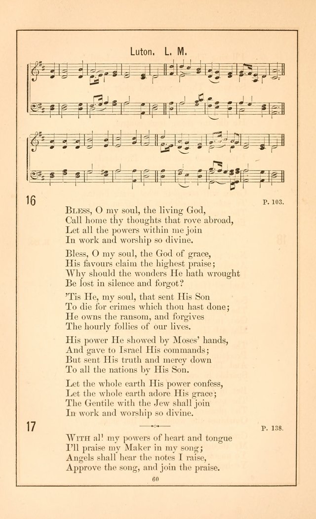 Hymnal of the Presbyterian Church page 58